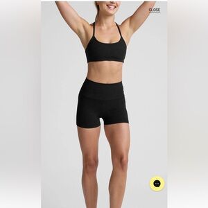 ❤️Beyond Yoga Keep the Pace Bike Short, Darkest Night